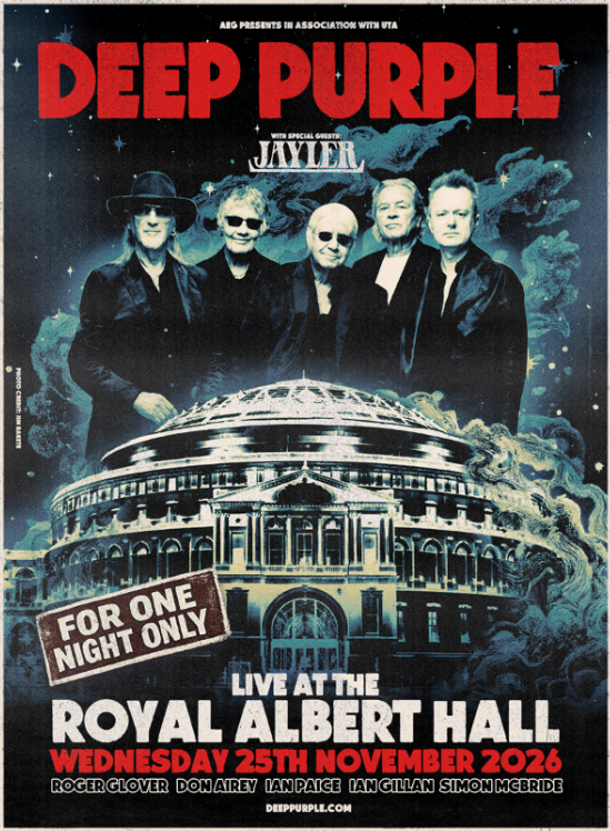 Deep Purple Announce One-Off Show At London's Royal Albert Hall
